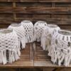 Set macramé sklenic (6 kusů)