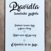 Cedule s nápisy - větší (bílá/černošedá/imitace dřeva) - Image 4