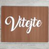 Uvítací cedule - imitace dřeva - Image 4